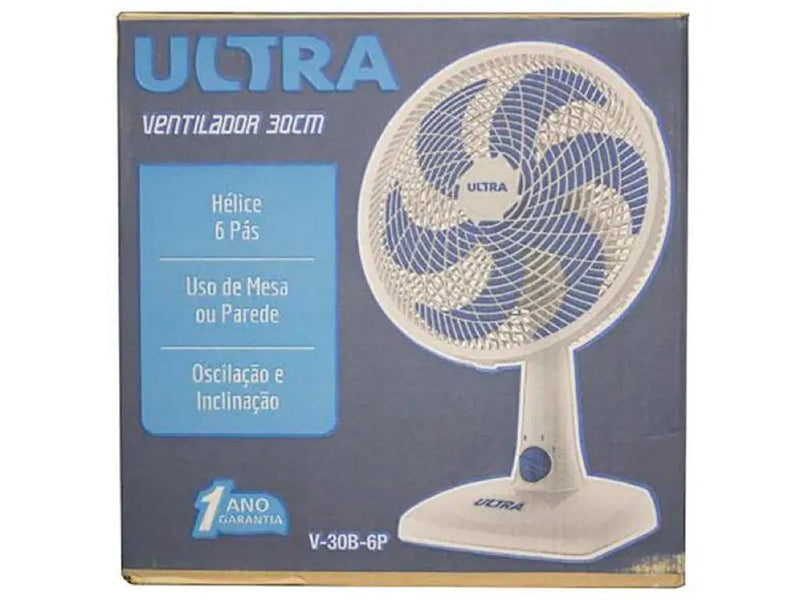 Ventilador de Mesa e Parede Ultra V-30B 30CM 6 velocidades 110V